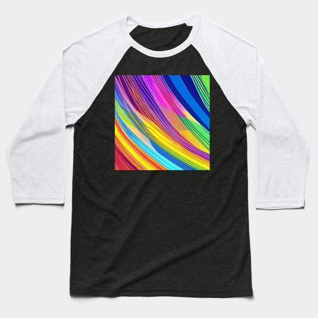 Lines 62 Baseball T-Shirt by ABSTRACT-IVISM